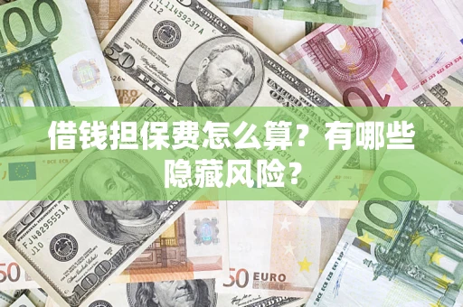武汉借钱担保费怎么算？有哪些隐藏风险？
