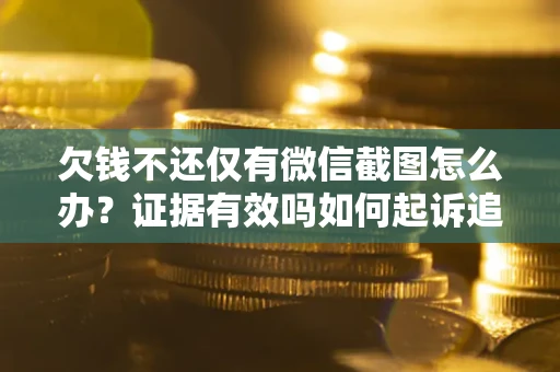 武汉欠钱不还仅有微信截图怎么办？证据有效吗如何起诉追回欠款？