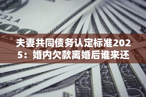 武汉夫妻共同债务认定标准2025：婚内欠款离婚后谁来还？