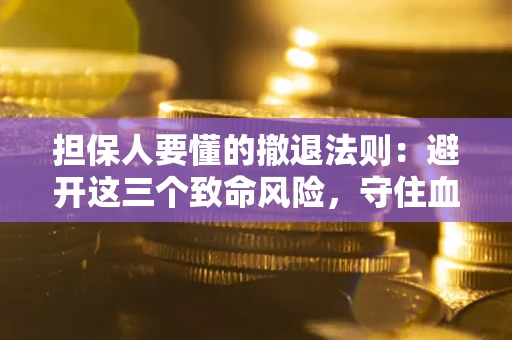 武汉担保人要懂的撤退法则：避开这三个致命风险，守住血汗钱