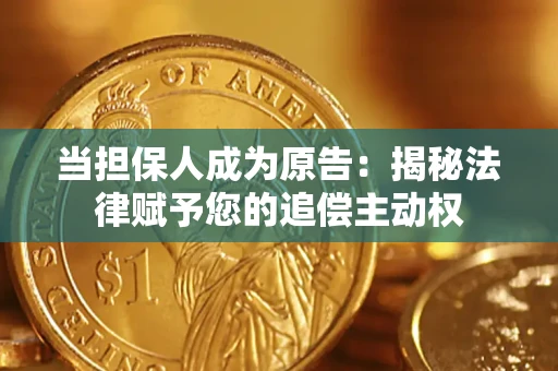 武汉当担保人成为原告：揭秘法律赋予您的追偿主动权