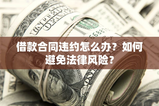 武汉借款合同违约怎么办？如何避免法律风险？